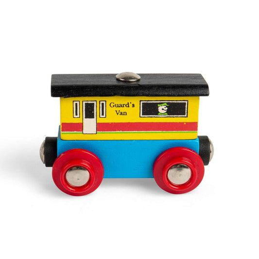 Bigjigs Rail Name Guards Van Wooden Train Accessory