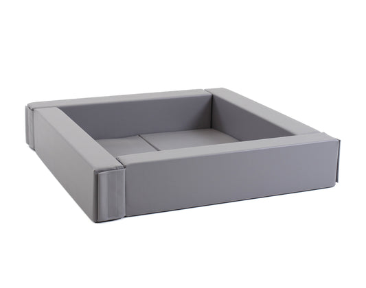 Soft Play Kingdom Square Ball Pit 130cm Grey