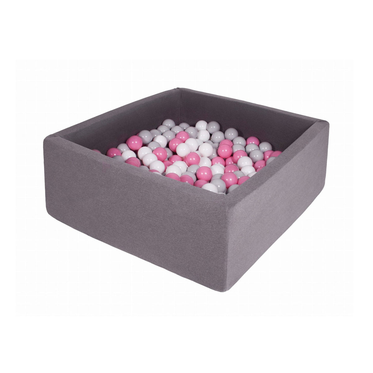 Soft Play Kingdom Square Ball Pit Dark Grey