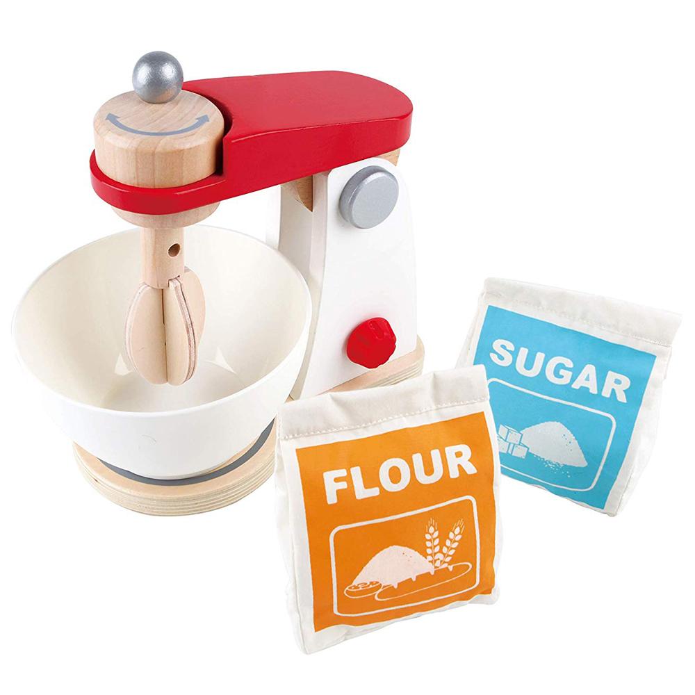 Hape Mix and Bake Wooden Food Processor Mixer
