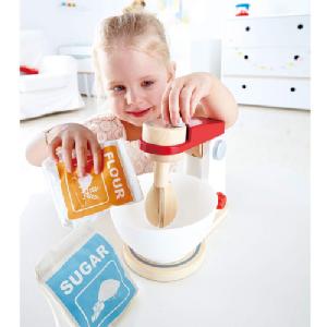 Hape Mix and Bake Wooden Food Processor Mixer