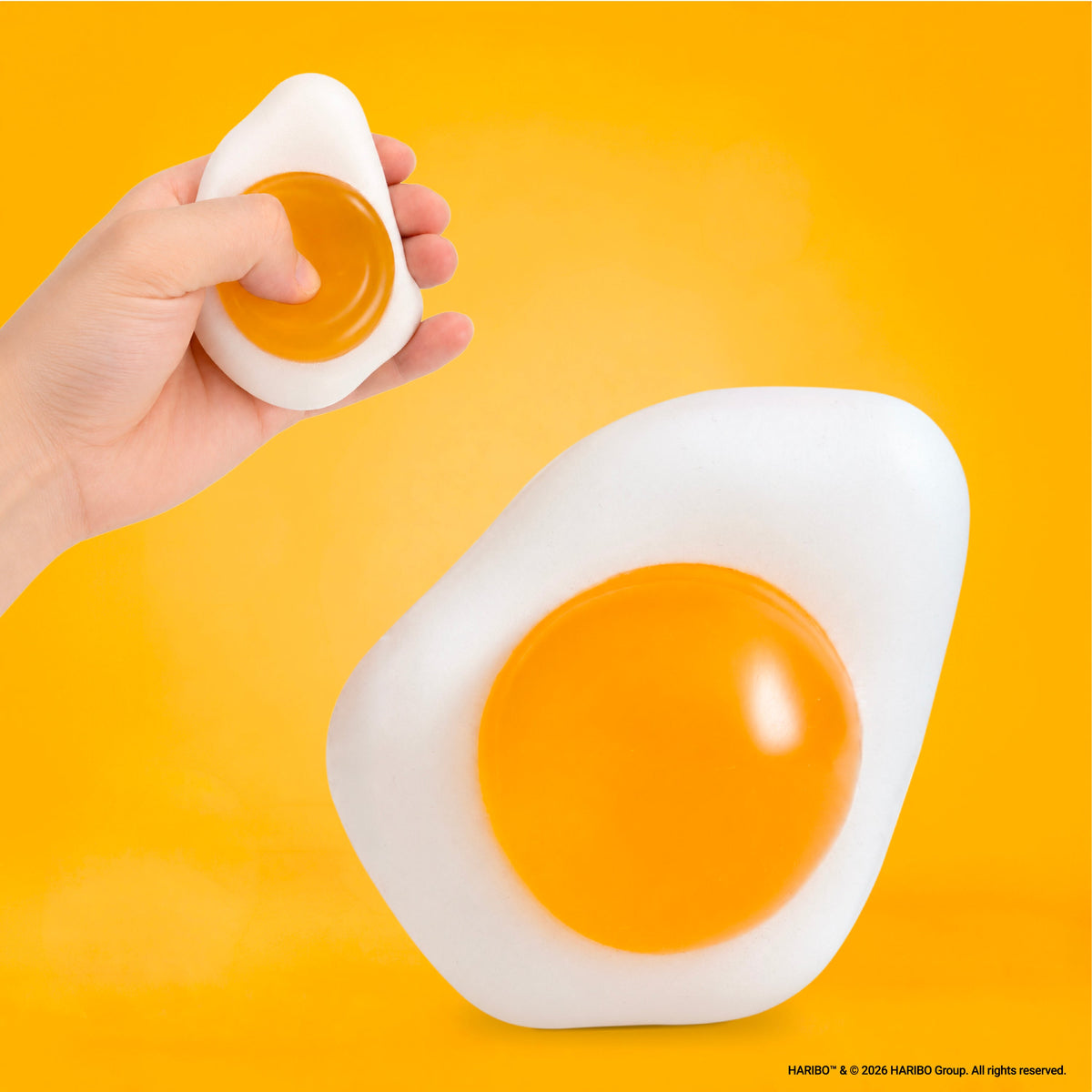 HARIBO Fried Egg Squishy Toy Fidget Stress Reliever