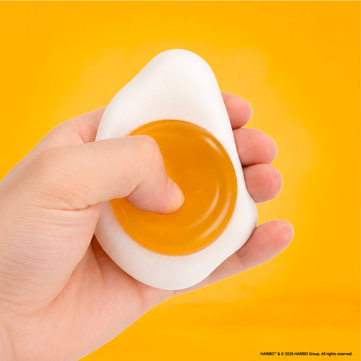 HARIBO Fried Egg Squishy Toy Fidget Stress Reliever