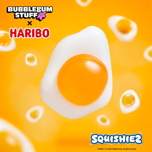 HARIBO Fried Egg Squishy Toy Fidget Stress Reliever
