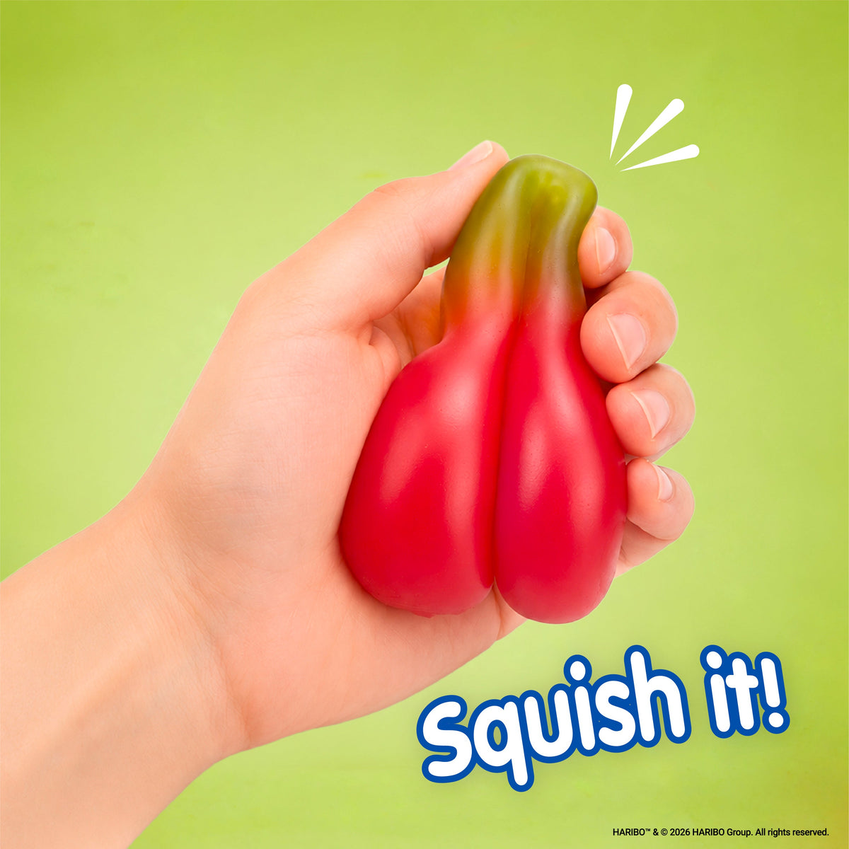 Bubblegum Stuff HARIBO Happy Cherry Squishy Toy