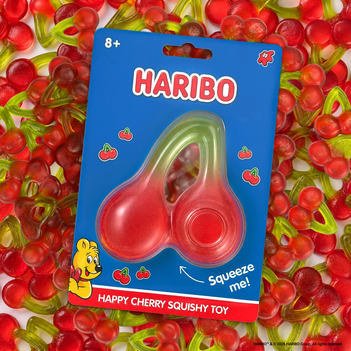 Bubblegum Stuff HARIBO Happy Cherry Squishy Toy