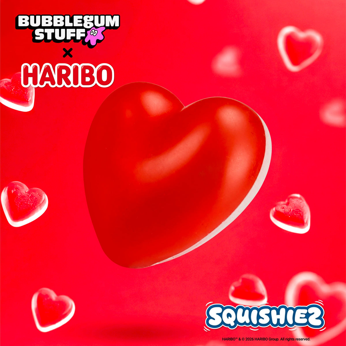 HARIBO Love Heart Squishy Toy