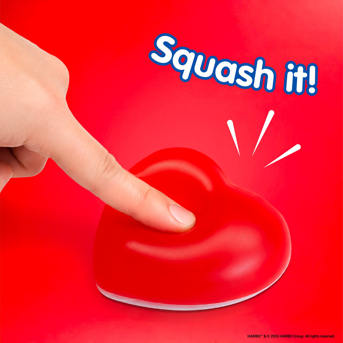 HARIBO Love Heart Squishy Toy