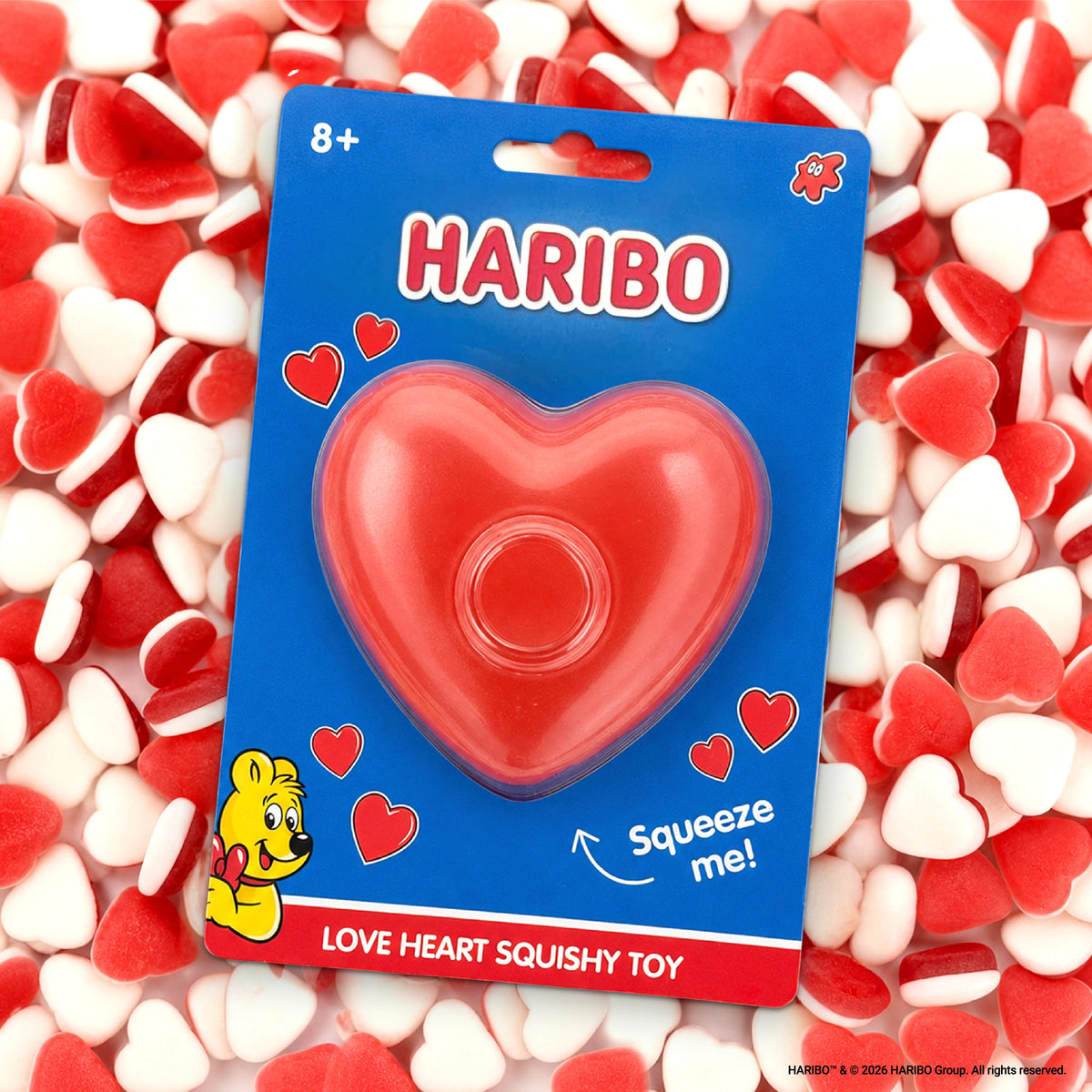 HARIBO Love Heart Squishy Toy