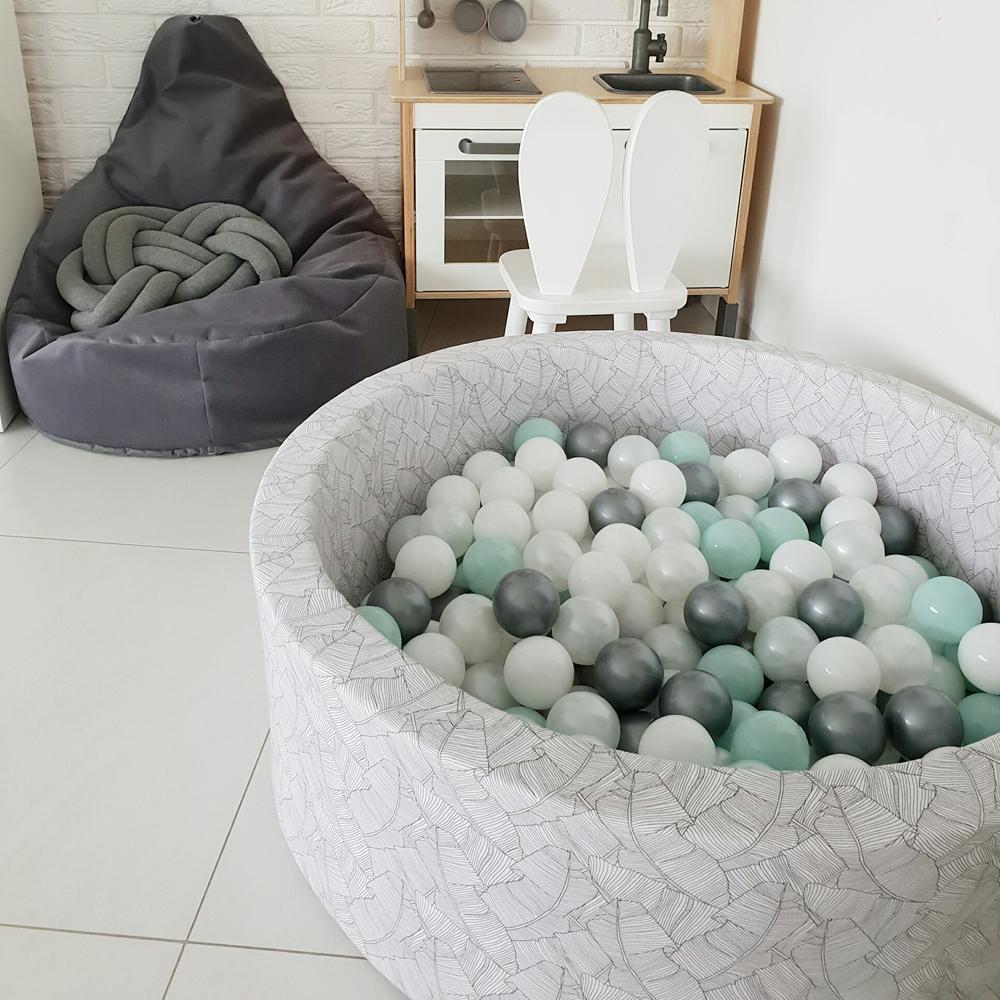 Soft Play Kingdom Luxe Ball Pit Leaf Print