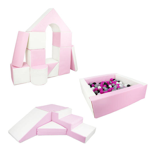 Soft Play Kingdom Ultimate Soft Play Bundle Pastel Pink
