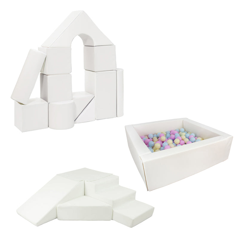 Soft Play Kingdom Ultimate Soft Play Bundle White