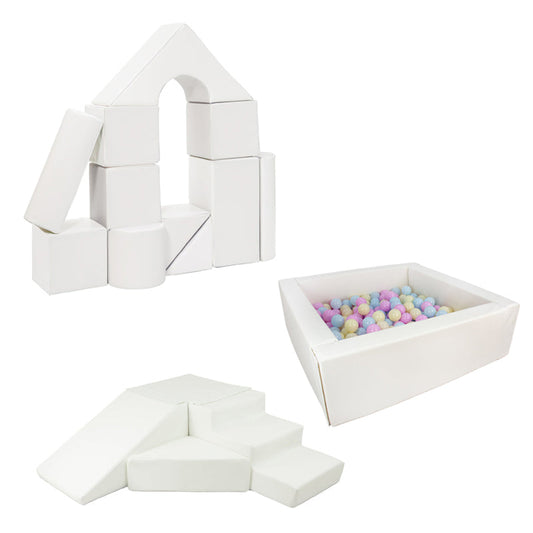 Soft Play Kingdom Ultimate Soft Play Bundle White