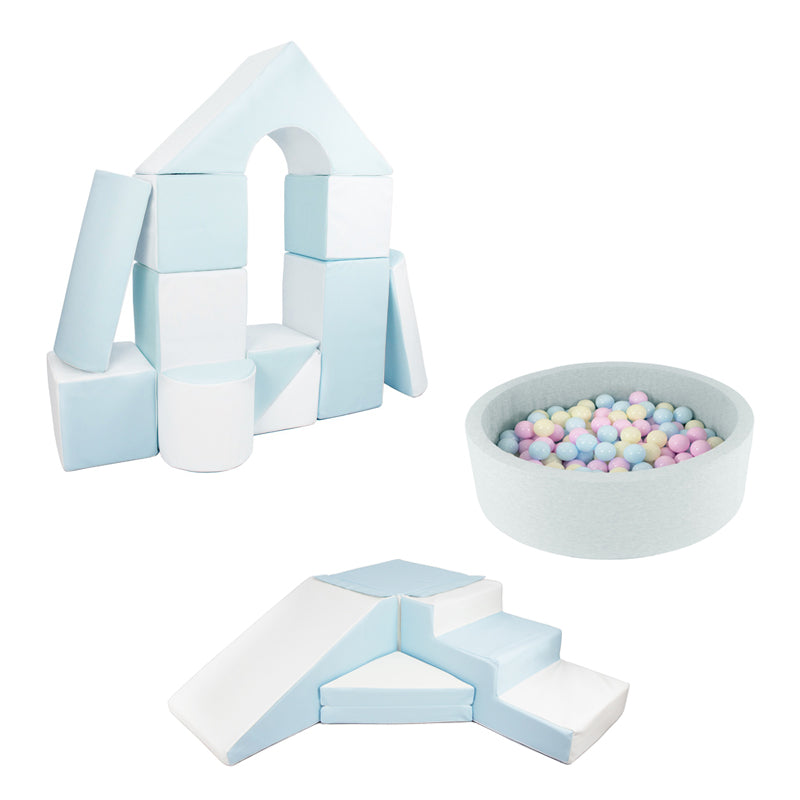 Soft Play Kingdom Ultimate Soft Play Bundle Pastel Blue