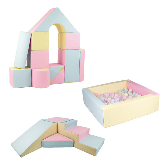 Soft Play Kingdom Ultimate Soft Play Bundle Pastel Trio