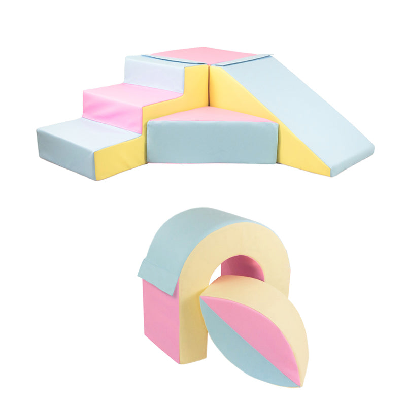 Soft Play Kingdom Step & Slide Bridge Bundle Pastel Trio