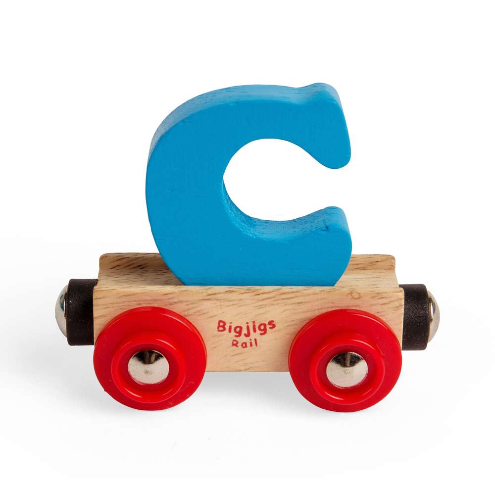 Bigjigs Rail Name Letters C Wooden Train Accessory