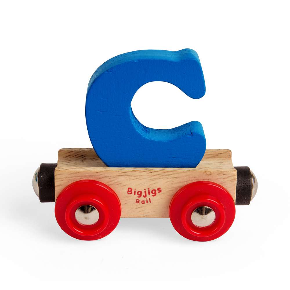 Bigjigs Rail Name Letters C Wooden Train Accessory