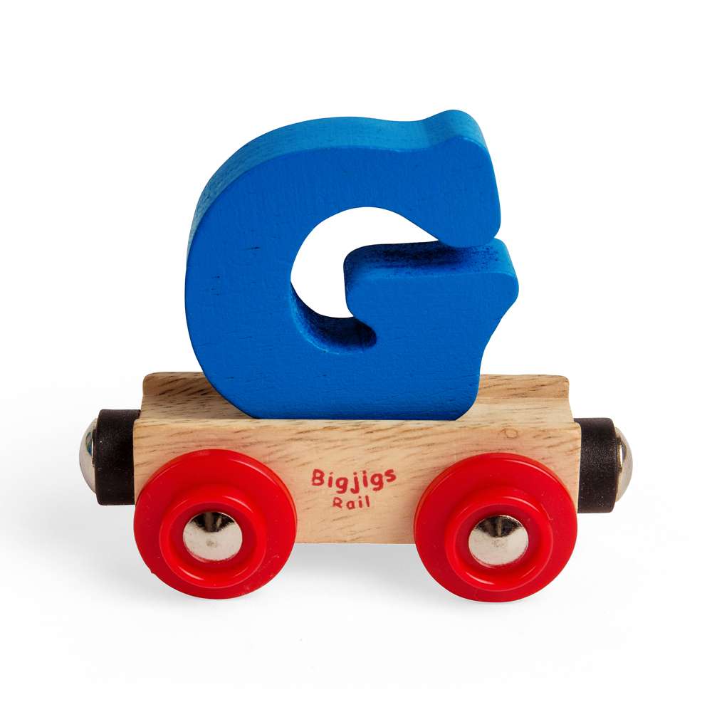 Bigjigs Rail Name Letters G Wooden Train Accessory