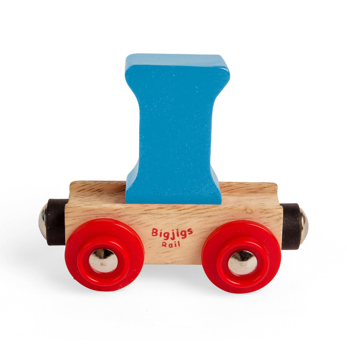 Bigjigs Rail Name Letter I Wooden Train Carriage