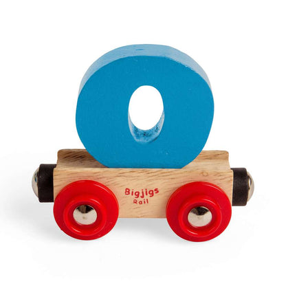 Bigjigs Rail Name Letter O Wooden Train Accessory