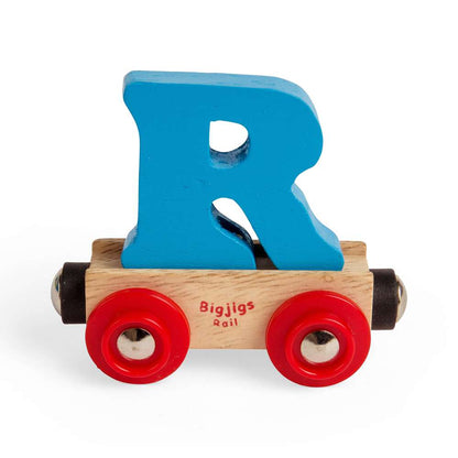 Bigjigs Rail Name Letter R Wooden Train Accessory