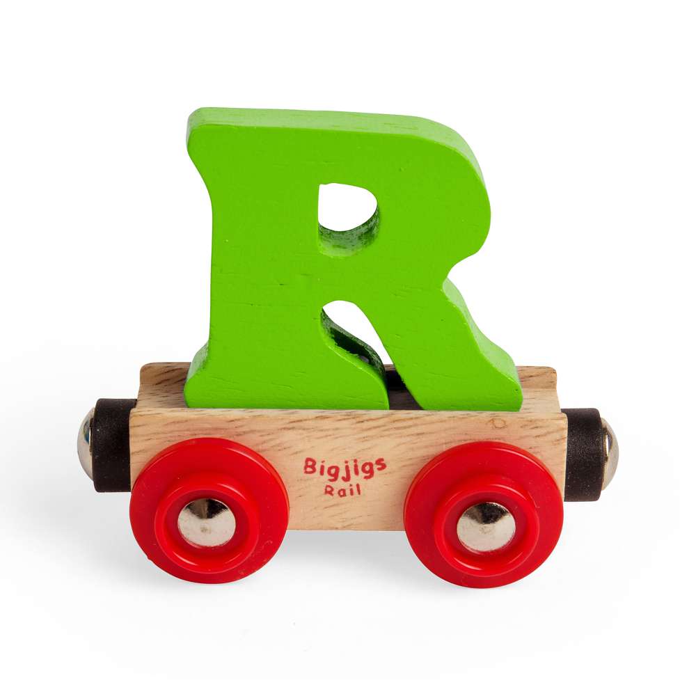 Bigjigs Rail Name Letter R Wooden Train Accessory