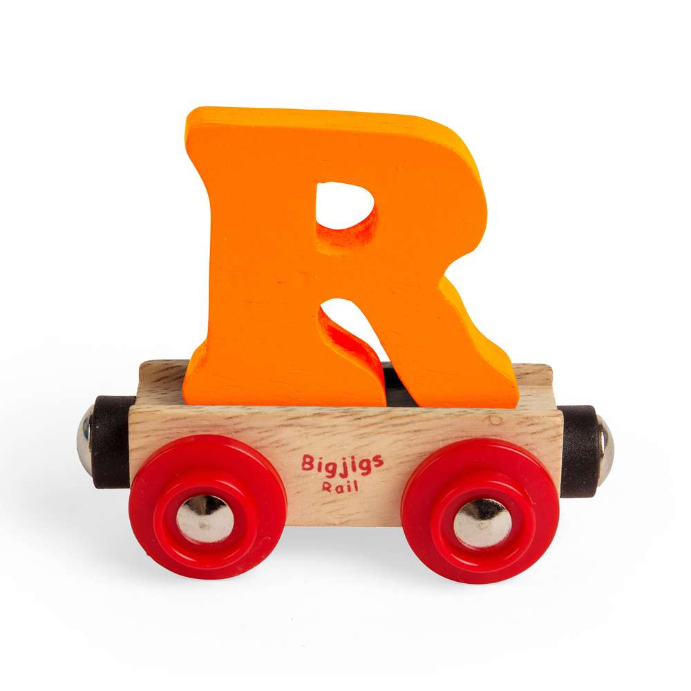 Bigjigs Rail Name Letter R Wooden Train Accessory