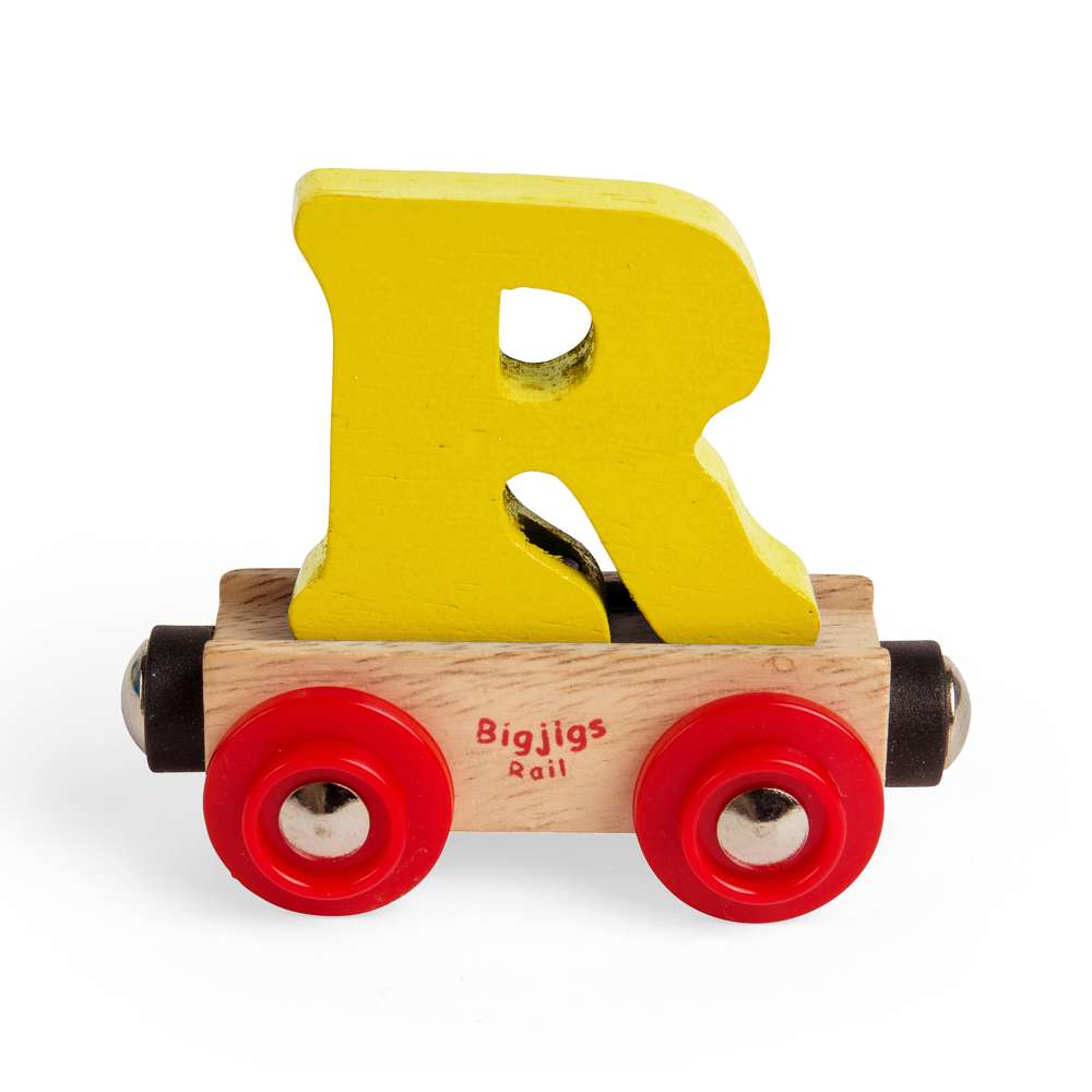 Bigjigs Rail Name Letter R Wooden Train Accessory