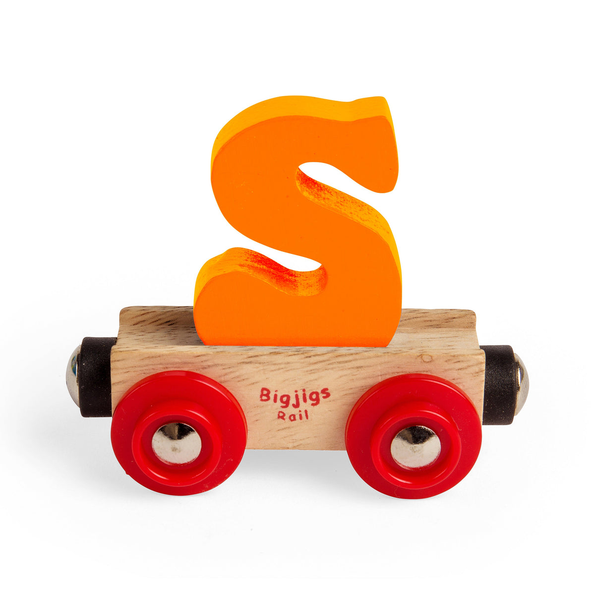 Bigjigs Rail Name Letters S Wooden Train Accessory