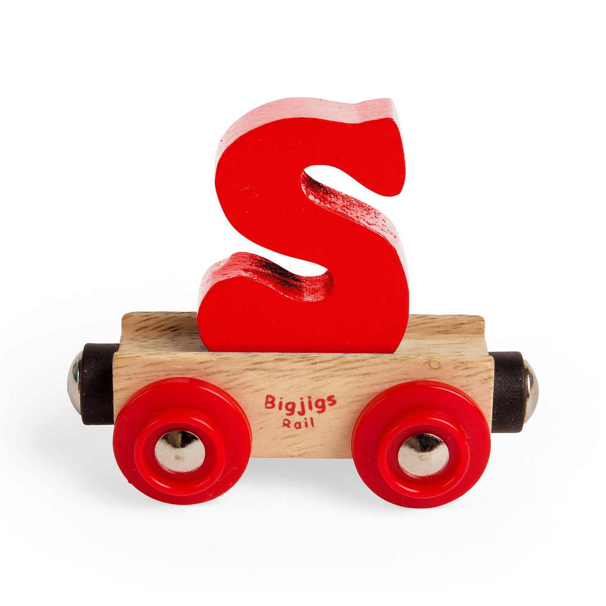 Bigjigs Rail Name Letters S Wooden Train Accessory