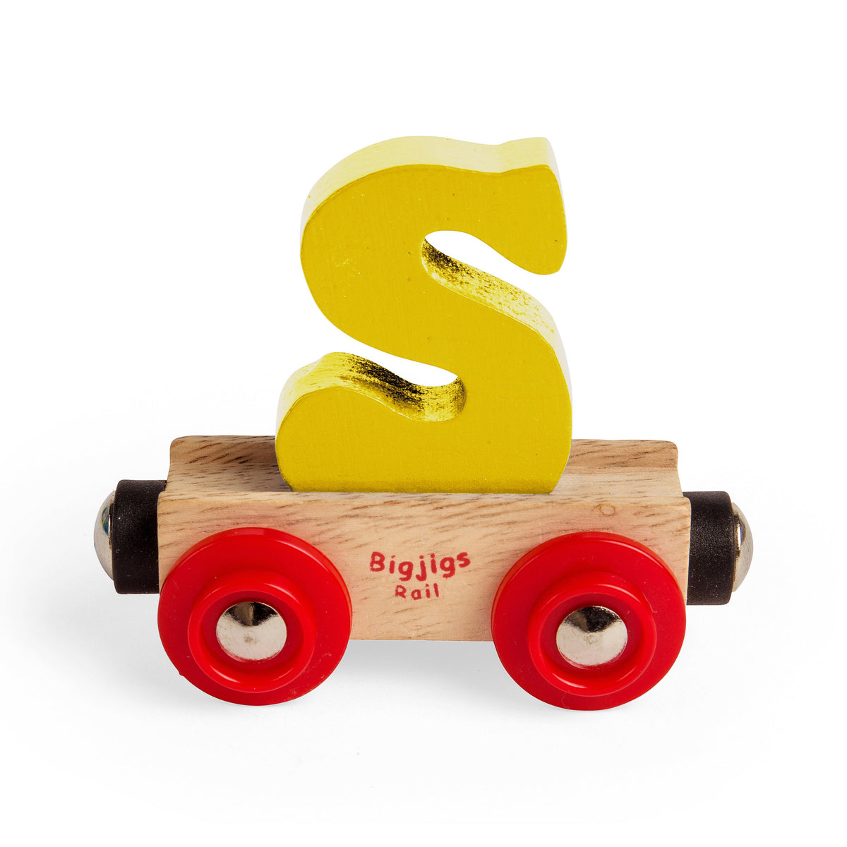 Bigjigs Rail Name Letters S Wooden Train Accessory