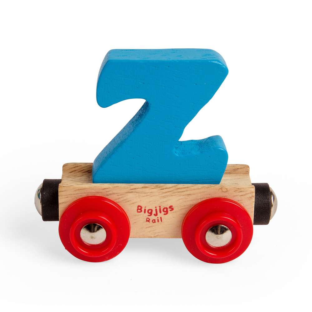 Bigjigs Rail Name Letter Z Wooden Train Accessory