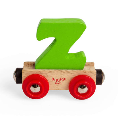 Bigjigs Rail Name Letter Z Wooden Train Accessory