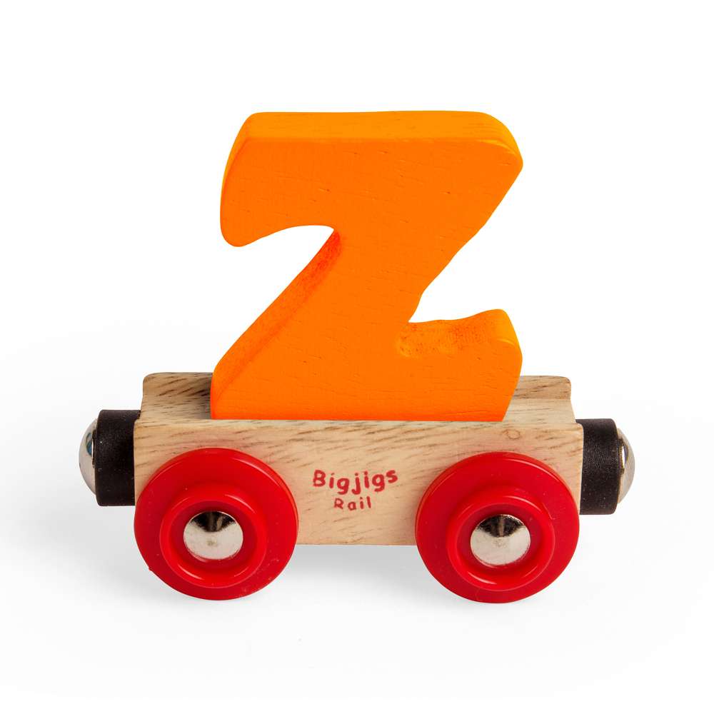 Bigjigs Rail Name Letter Z Wooden Train Accessory