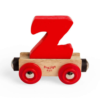 Bigjigs Rail Name Letter Z Wooden Train Accessory
