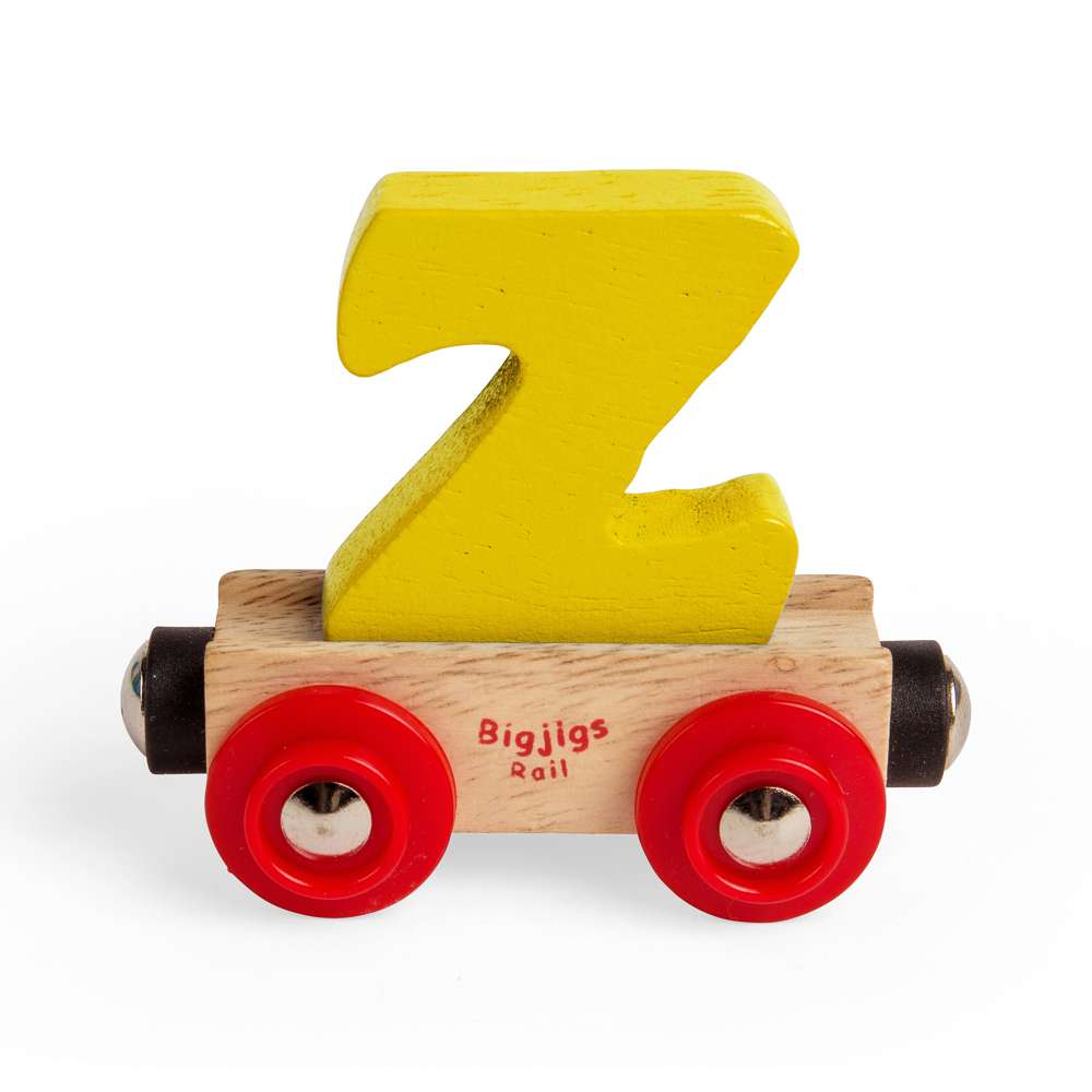Bigjigs Rail Name Letter Z Wooden Train Accessory