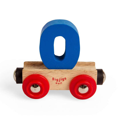 Bigjigs Rail Name Numbers 0 Wooden Train Accessory