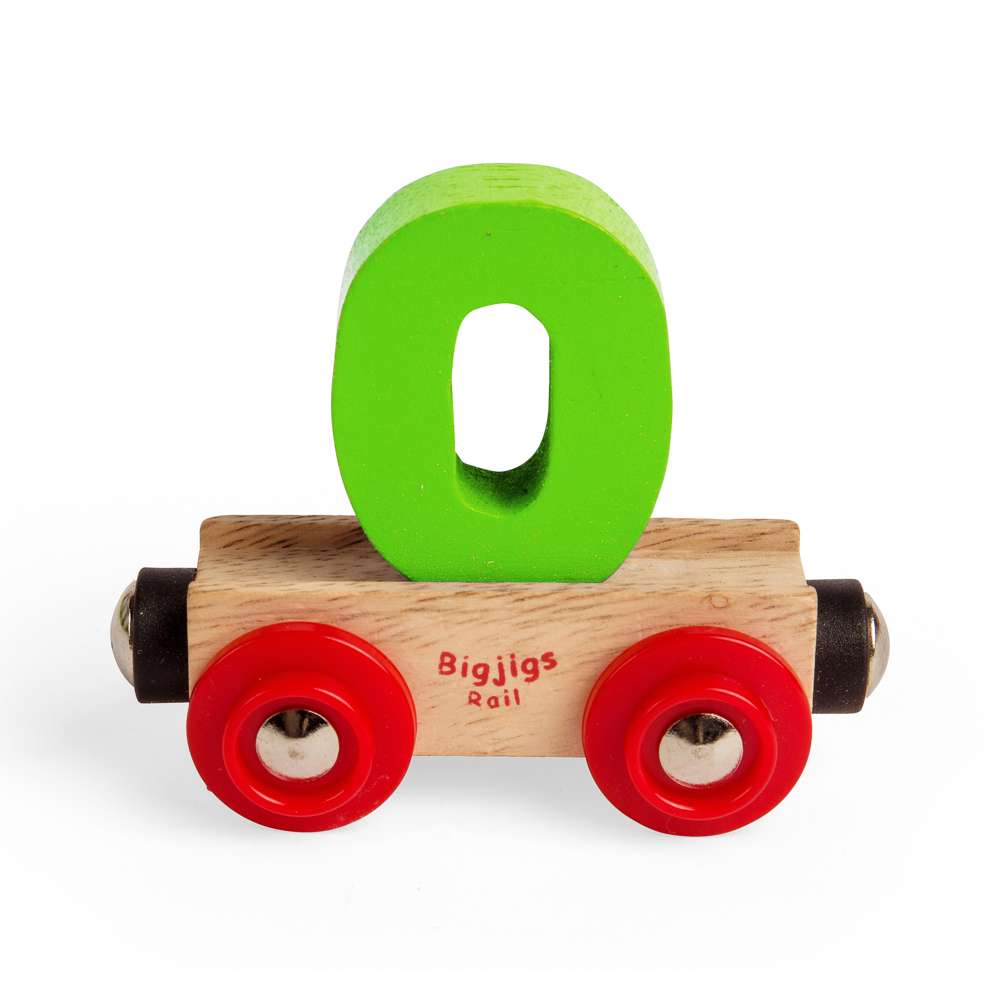 Bigjigs Rail Name Numbers 0 Wooden Train Accessory