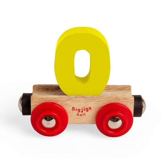 Bigjigs Rail Name Numbers 0 Wooden Train Accessory