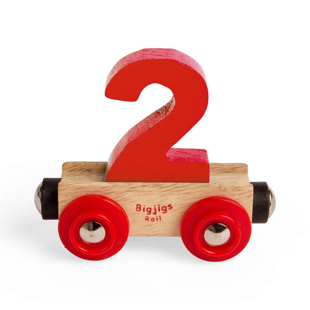 Bigjigs Rail Name Letters 2 Wooden Train Accessory