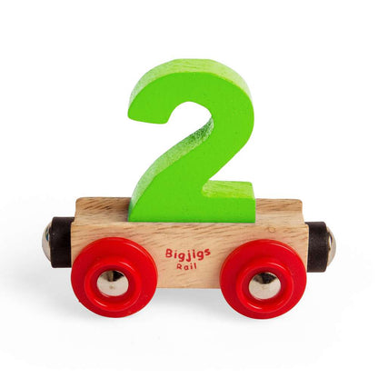 Bigjigs Rail Name Letters 2 Wooden Train Accessory