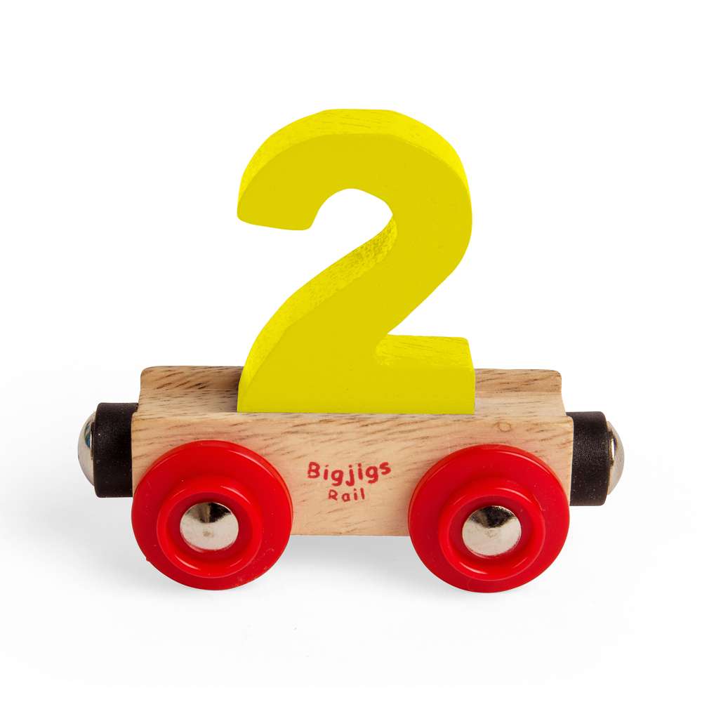 Bigjigs Rail Name Letters 2 Wooden Train Accessory