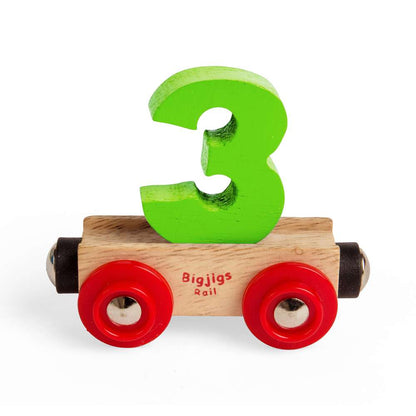 Bigjigs Rail Name Letters 3 Wooden Train Accessory