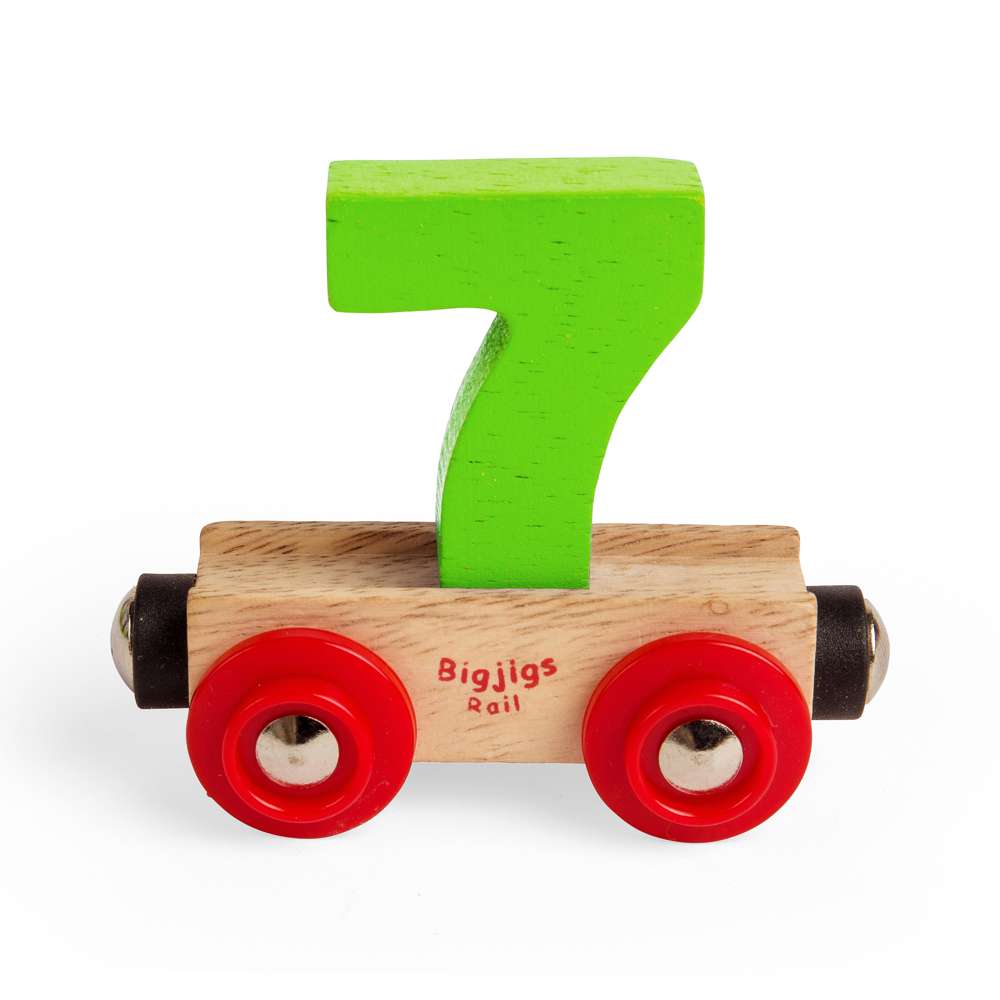Bigjigs Rail Number 7 Wooden Train Accessory