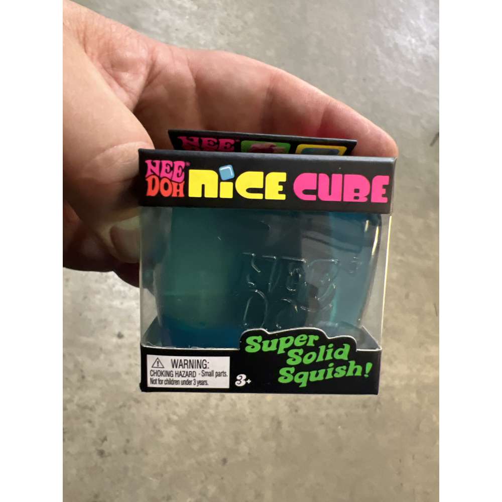 NeeDoh Nice Cube Super Solid Squish Fidget Toy