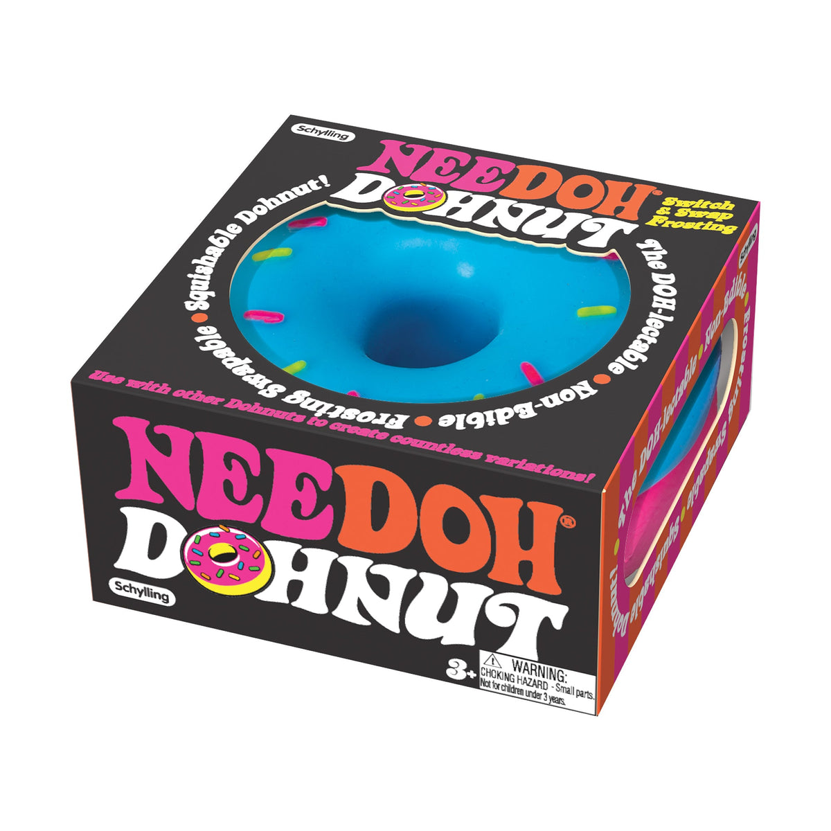 NeeDoh Donut Classic Groovy Squishy Fidget Toy