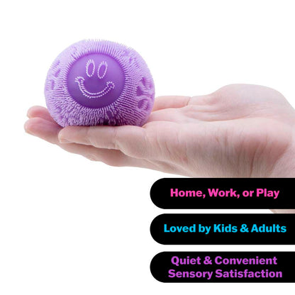 NeeDoh Fuzz Ball Flower Power Sensory Fidget Toy