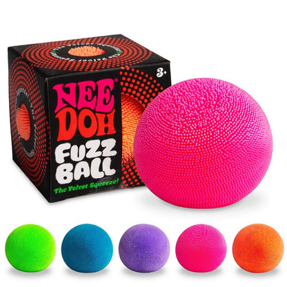NeeDoh Fuzzball Velvet Squeeze Stress Relief Fidget Toy