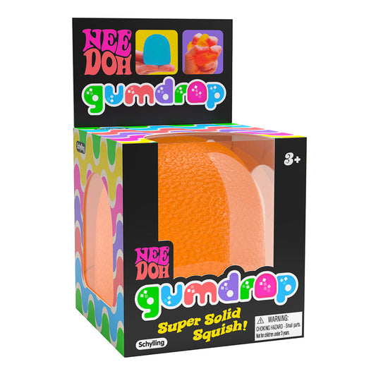 NeeDoh Gumdrop Super Solid Squish Sweet Themed Hard Squeeze Fidget Toy